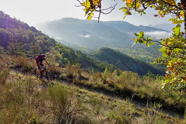 vtt en ardèche : vtt vallee de quint