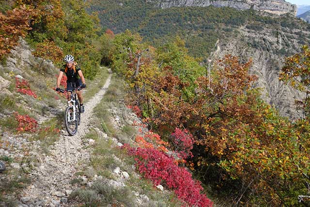 vtt en Drôme : Tour d'Aurel par Barry et Solaure