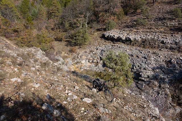 vtt en Ardèche : Ruisseaux du massif de Berg